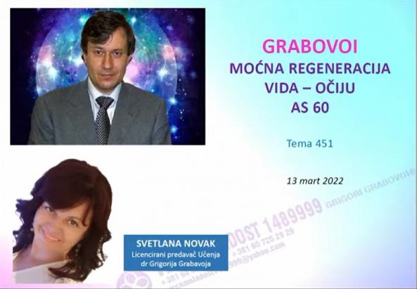 GRABOVOI MOĆNA REGENERACIJA VIDA - OČIJU