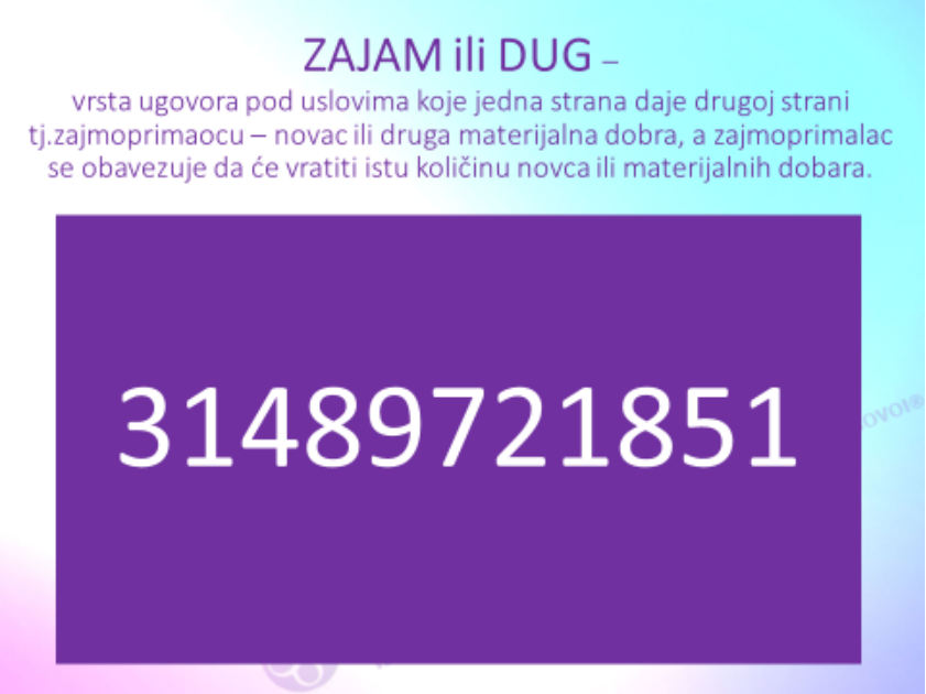 Zajam ili dug