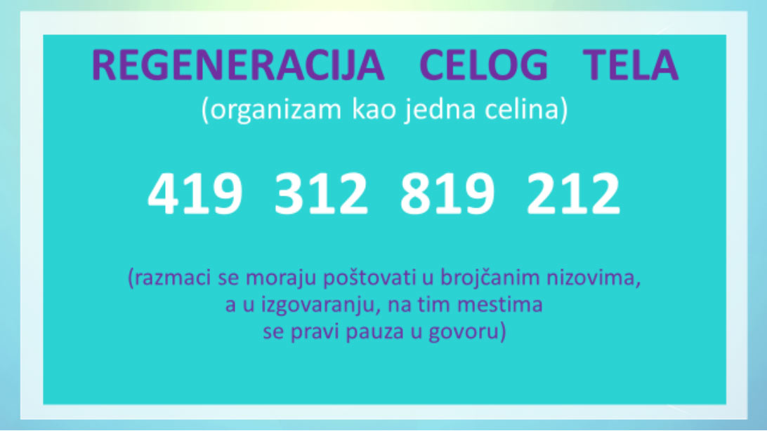 Regeneracija celog tela